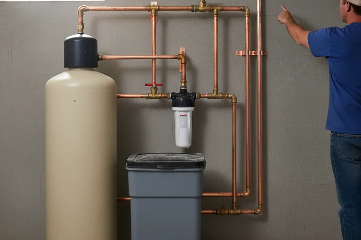 Whole-house water treatment system installed in Centerport